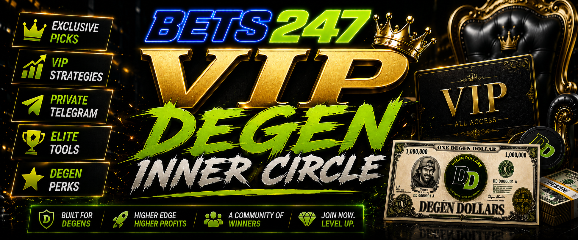 BETS247 VIP Degen Inner Circle