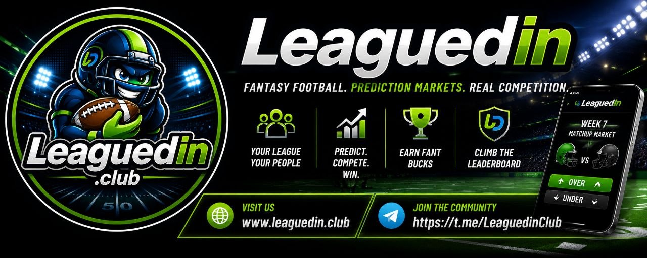 LeaguedIn - fantasy football, prediction markets, real competition