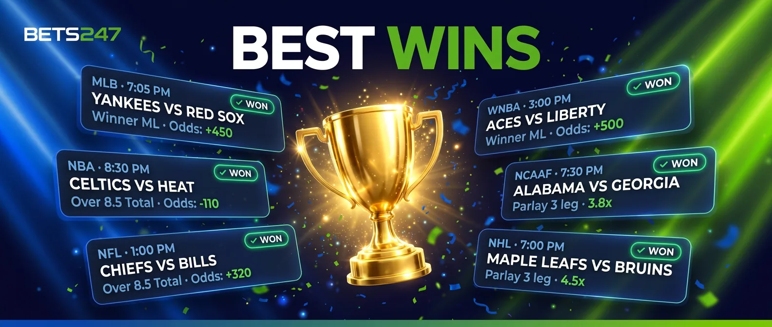 BETS247 Best Wins